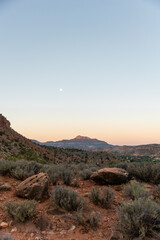 Zion national park at sunrise