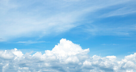 Naklejka na ściany i meble The vast blue sky and clouds sky