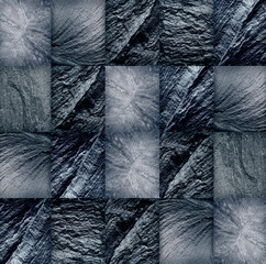  Dark gray black slate background wall pattern or luxury texture