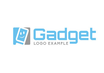 Gadget store, gadget service simple logo template