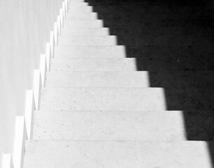 Fototapeta na wymiar stone stairs in the city