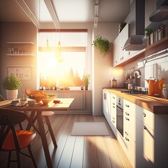 Kitchen, high quality, made in Ai