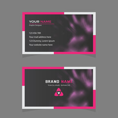 Naklejka na ściany i meble Creative and elegant company business card template