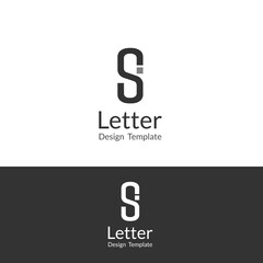 SI IS letter design logo logotype icon concept with san serif font and classic elegant style look vector