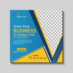 Corporate social media post design