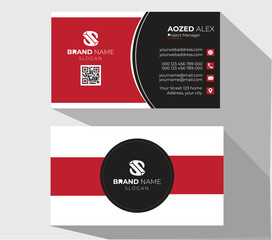 modern creative business card and name card,horizontal simple clean template vector design, layout in rectangle size.