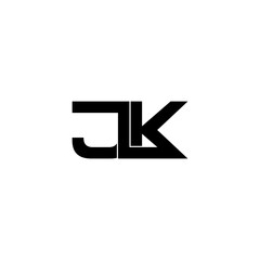 jlk initial letter monogram logo design