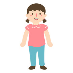 characters of cheerful children