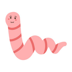 cartoon character of cute caterpillar