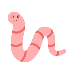 funny little pink worm