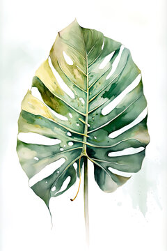 I.A. Generativa - Costela de Ad&atilde;o em aquarela