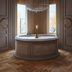 A house with a minimalist interior design 1_SwinIRGenerative AI