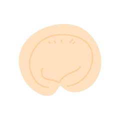 Homemade meat dumplings - russian pelmeni