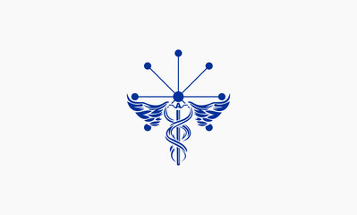 medical connection icon logo