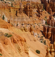 View of the Peek-A-Boo Trailhead in Bryce Canyon National Park in Bryce Canyon City, Utah