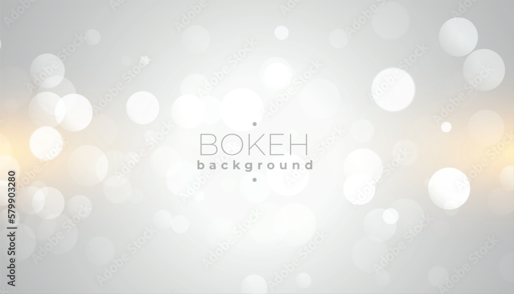 Poster glowing and shiny bokeh pattern wallpaper design
