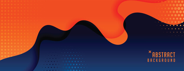 fluid design abstract background in half tone style vector