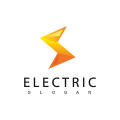 Electric Logo Energy Icon
