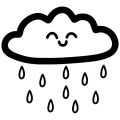 Cute Cloud, Cloudy, Sky, Weather