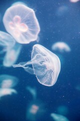 jelly fish in the aquarium