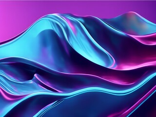 Metallic abstract wavy liquid background layout design tech innovation, Vibrant, advanced technology, liquid metal, silver, gold