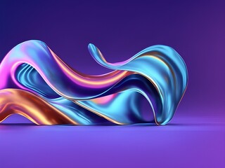 Metallic abstract wavy liquid background layout design tech innovation, Vibrant, advanced technology, liquid metal, silver, gold