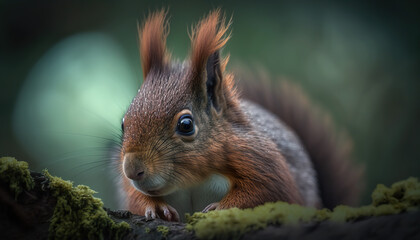 Squirrel macro photography, with amazing details