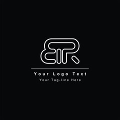 Premium Initial Letter BR logo design