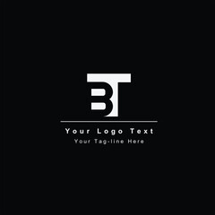 BT or TB letter logo. Unique attractive creative modern initial BT TB B T initial based letter icon logo