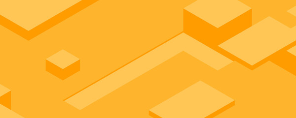 Isometric Minimalist Graphic Elements for layout design, backgrounds and banners