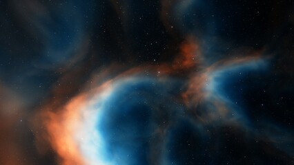 Fototapeta premium Night sky - Universe filled with stars, nebula and galaxy 