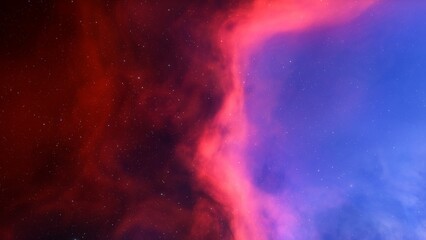 Night sky - Universe filled with stars, nebula and galaxy
