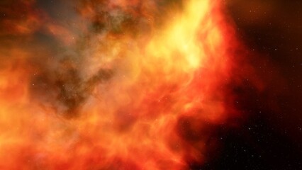 Fototapeta premium Space background with nebula and stars, nebula in deep space, abstract colorful background 3d render 