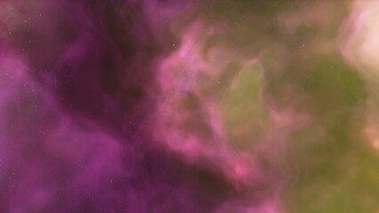 Obraz na płótnie Canvas Space background with nebula and stars, nebula in deep space, abstract colorful background 3d render 