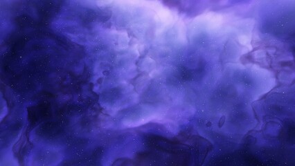 Nebula gas cloud in deep outer space, science fiction illustration, colorful space background with stars 3d render

