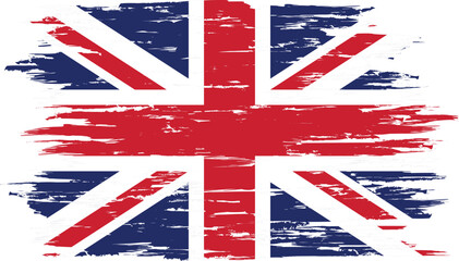 Brush stroke flag of UNITED KINGDOM © DLC Studio