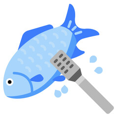 fishscale flat icon