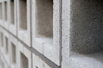 concrete design blocks. square Q block