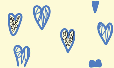 abstract love wallpaper with a blue love picture with different pictures in the love