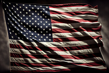Fototapeta premium American flag for Memorial Day. Generative Ai