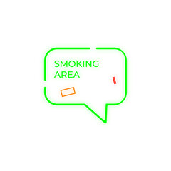 Neon Smoking Area