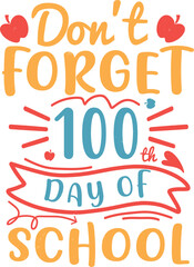 100 Days of School Svg Bundle