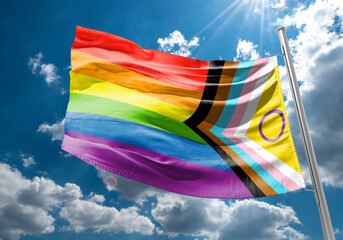 Intersex-inclusive redesign of the Progress Pride Flag