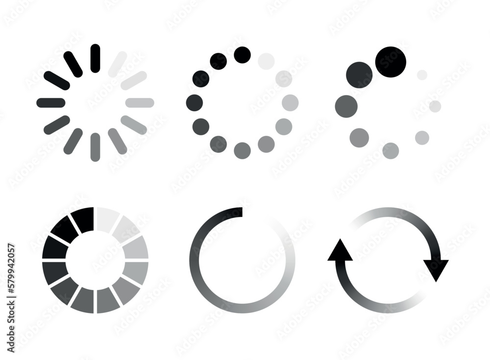 Poster loading bar icon in flat style. progress indicator vector illustration on isolated background. downl