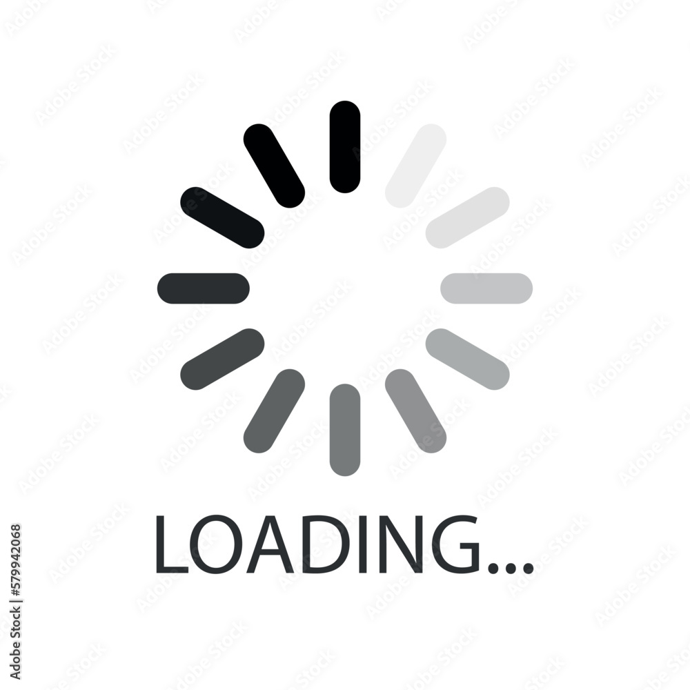 Poster loading bar icon in flat style. progress indicator vector illustration on isolated background. downl