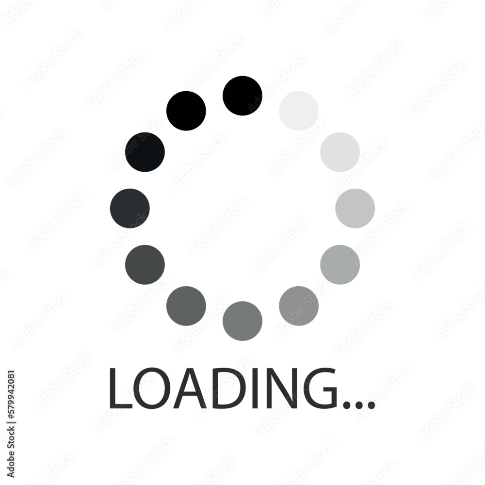 Poster loading bar icon in flat style. progress indicator vector illustration on isolated background. downl
