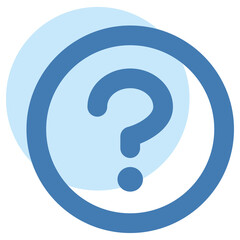 Simple question mark icon