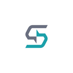 Letter S logo icon design template element. initial s