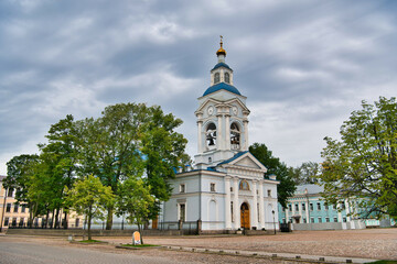 Fototapeta na wymiar Church of Saints Peter and Paul in Vyborg, Russia