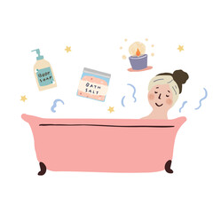 お風呂に入る人